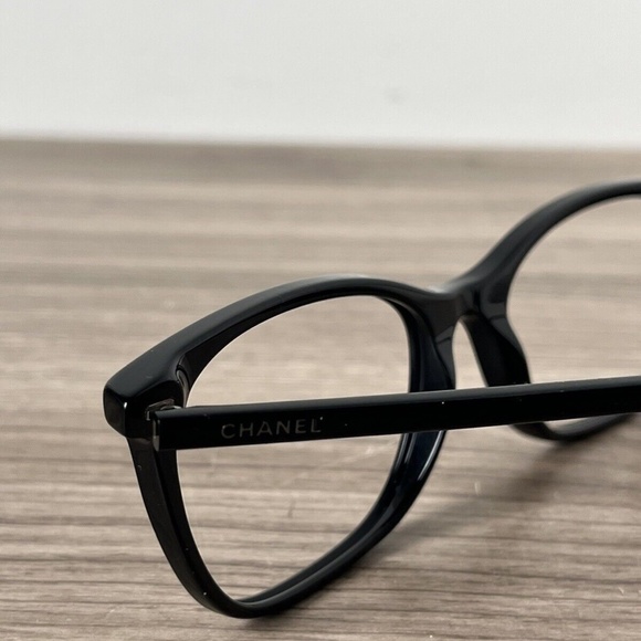 Chanel Eyeglasses Frames Only Black CH3414 c.501 52/17/140 Italy Women's❤️ - Picture 14 of 14